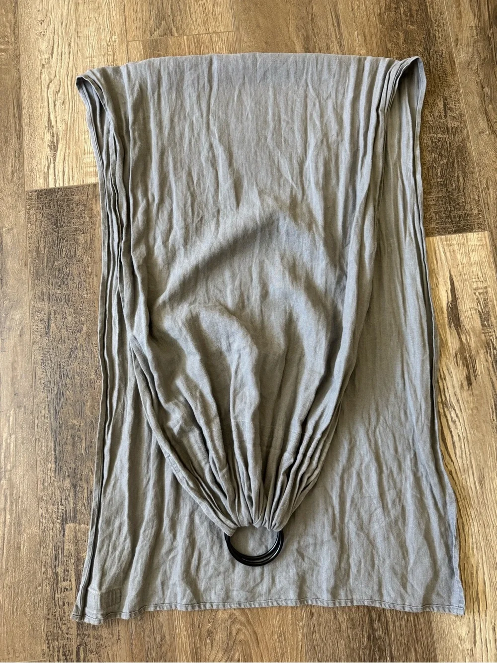 WildBird Light Gray Ring Sling with Tan Leather Logo Patch